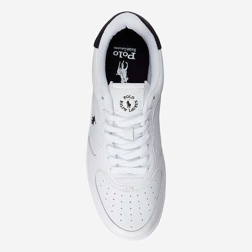 TENIS POLO RALPH LAUREN MASTERS BR/PRETO