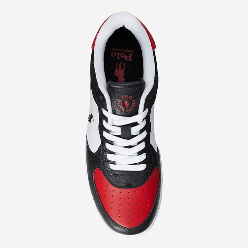 TENIS POLO RALPH LAUREN MASTERS PR/VERMELHO