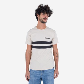 T-SHIRT HURLEY OCEANCARE  BEGE/PRETO