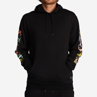 SWEAT BILLABONG JAM KEITH HARRING PRETO