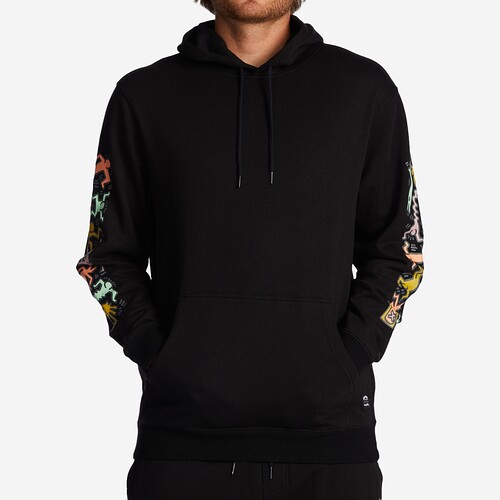 SWEAT BILLABONG JAM KEITH HARRING PRETO