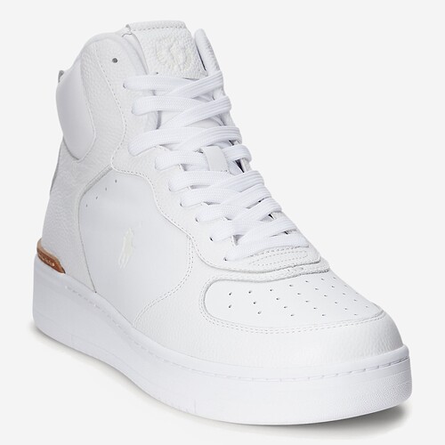 TENIS POLO RALPH LAUREN MASTERS MID BRANCO