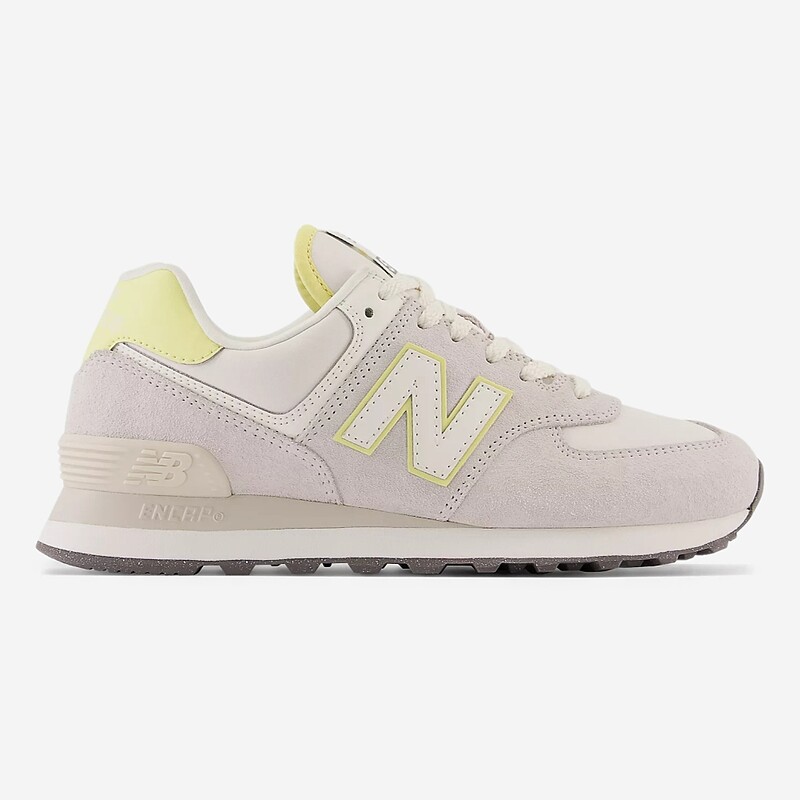 TENIS NEW BALANCE 574  CINZA/AMARELO