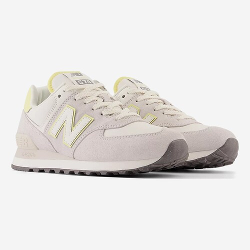 TENIS NEW BALANCE 574  CINZA/AMARELO