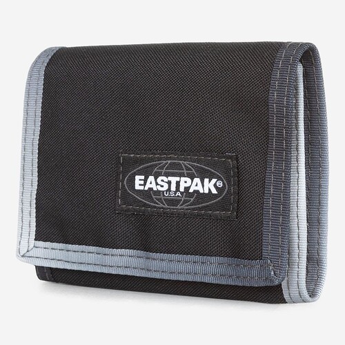 CARTEIRA EASTPAK CREW  PR/CINZA