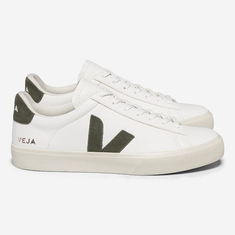TENIS VEJA CAMPO CHFREE BR/VERDE ESCURO