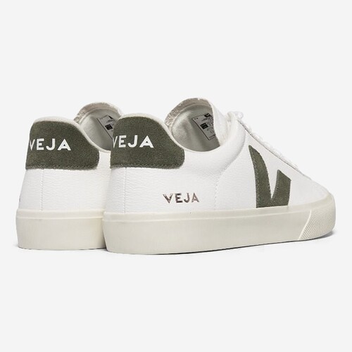 TENIS VEJA CAMPO CHFREE BR/VERDE ESCURO