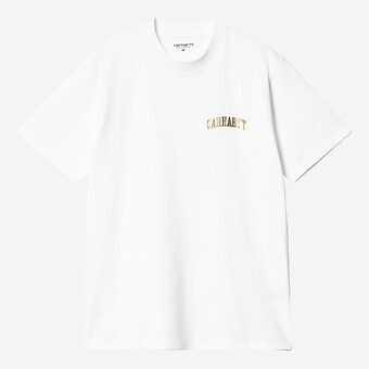 T-SHIRT CARHARTT WIP UNIVERSITY SCRIPT  BR/DOURADO