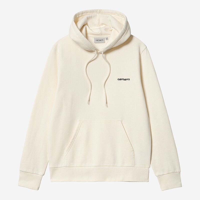 SWEAT CARHARTT WIP HOODED SCRIPT EMBROIDERY  BEGE/CLARO