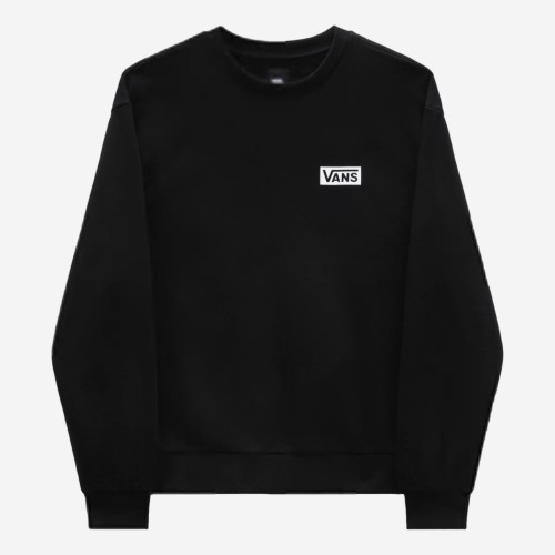 SWEAT VANS RELAXED FIT CREW PRETO