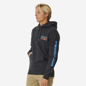 SWEAT RIP CURL WASHED PRETO