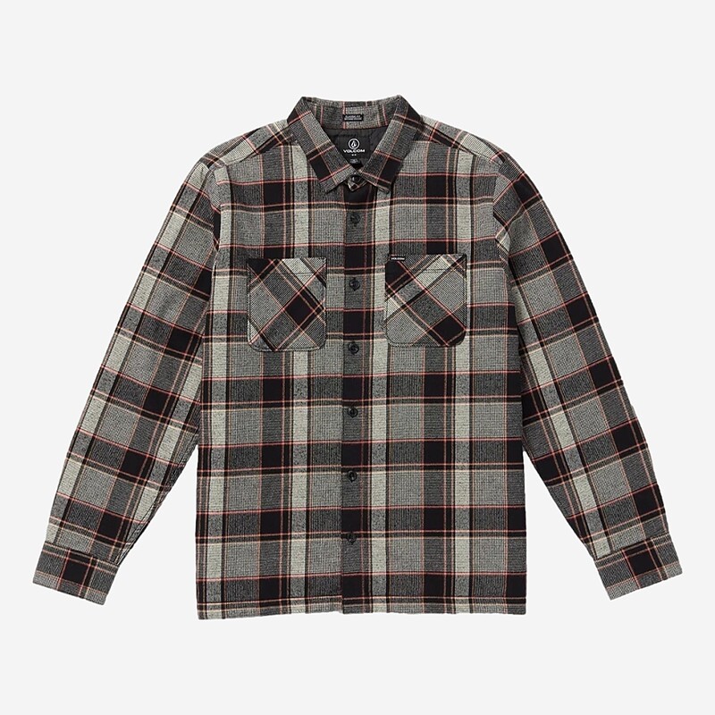 CAMISA VOLCOM BRICKSTONE PR/BRANCO