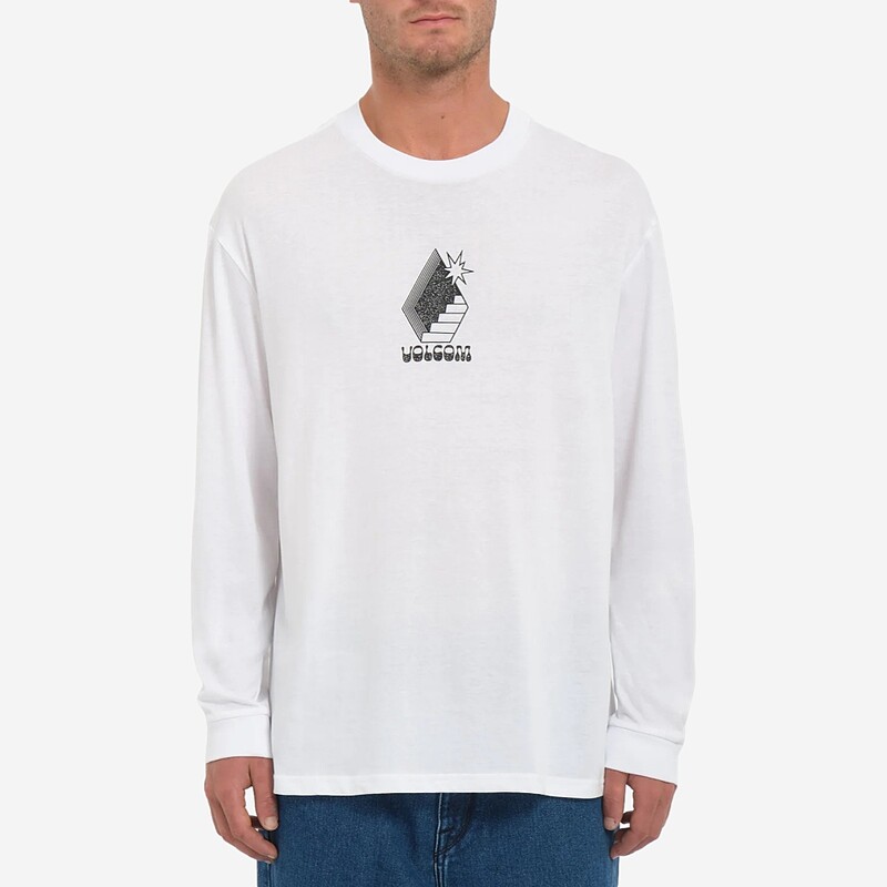 L/SLEEVE VOLCOM STAIRWAY  BRANCO