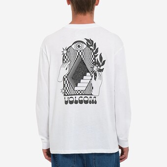 L/SLEEVE VOLCOM STAIRWAY  BRANCO
