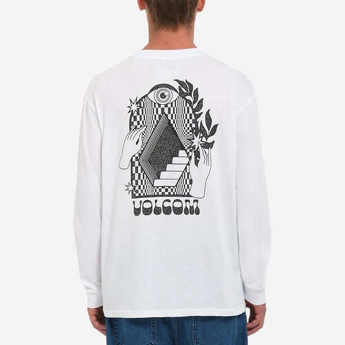 L/SLEEVE VOLCOM STAIRWAY  BRANCO