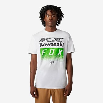 T-SHIRT FOX X KAWI BRANCO