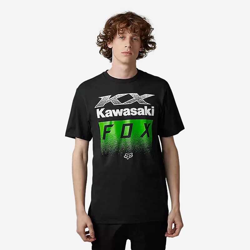 T-SHIRT FOX X KAWI PRETO