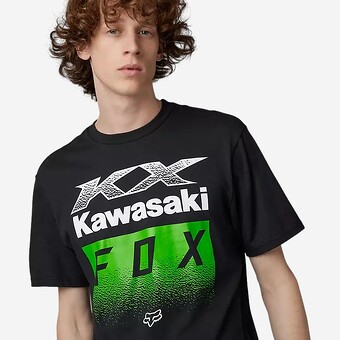 T-SHIRT FOX X KAWI PRETO