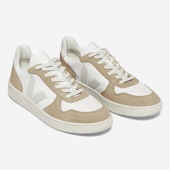 TENIS VEJA V-10 BR/CASTANHO