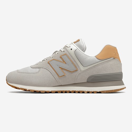 TENIS NEW BALANCE 574  CINZA CLARO