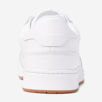 TENIS POLO RALPH LAUREN COURT LEATHER BRANCO