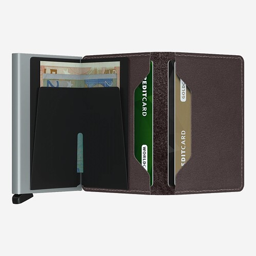 CARTEIRA SECRID S CASTANHO ESCURO