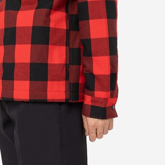 CAMISA DICKIES SHERPA LINED SACRAMENTO  VERMELHO/PRETO