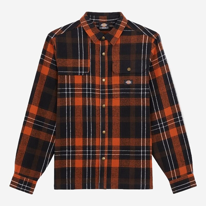 CAMISA DICKIES NIMMONS  PR/LARANJA