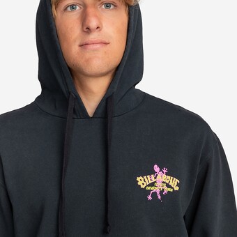 SWEAT BILLABONG LIZARDS PRETO