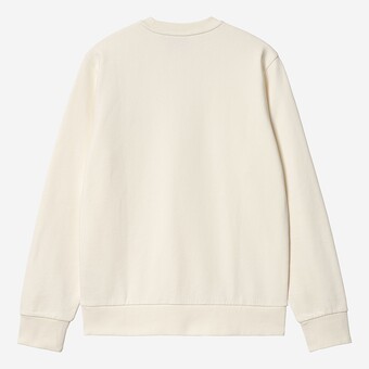 SWEAT CARHARTT SCRIPT EMBROIDERY  BEGE/CLARO