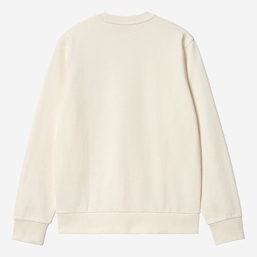 SWEAT CARHARTT SCRIPT EMBROIDERY  BEGE/CLARO