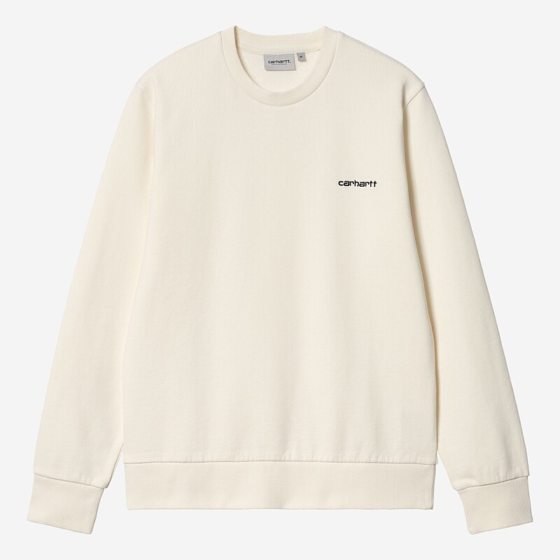 SWEAT CARHARTT SCRIPT EMBROIDERY  BEGE/CLARO