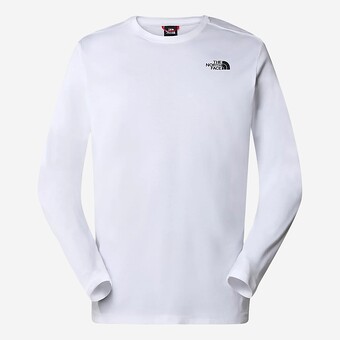 L/SLEEVE THE NORTH FACE RED BOX BR/PRETO