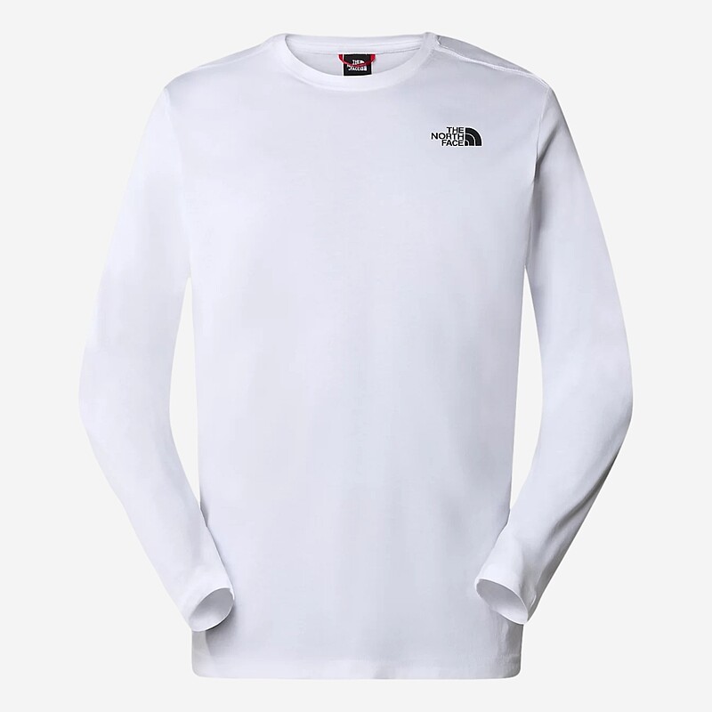 L/SLEEVE THE NORTH FACE RED BOX BR/PRETO