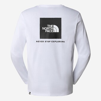 L/SLEEVE THE NORTH FACE RED BOX BR/PRETO