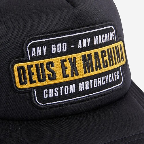 CAP DEUS EX MACHINA GRIP TAPE  PR/AMARELO