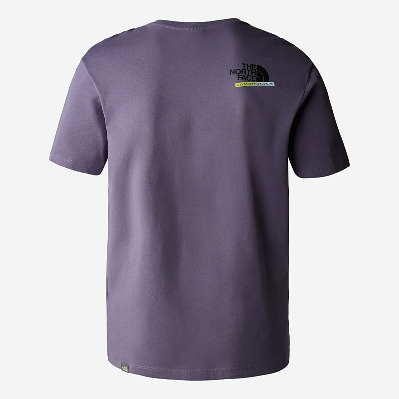 T-SHIRT THE NORTH FACE ES GRAPHIC  ROXO