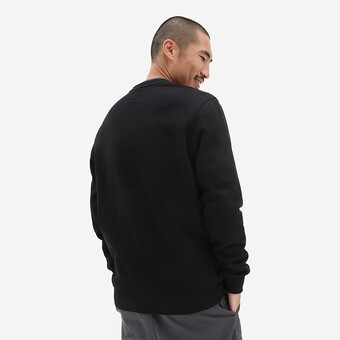 SWEAT VANS CORE BASIC CREW PRETO
