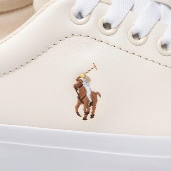 TENIS POLO RALPH LAUREN LONGWOOD BEGE