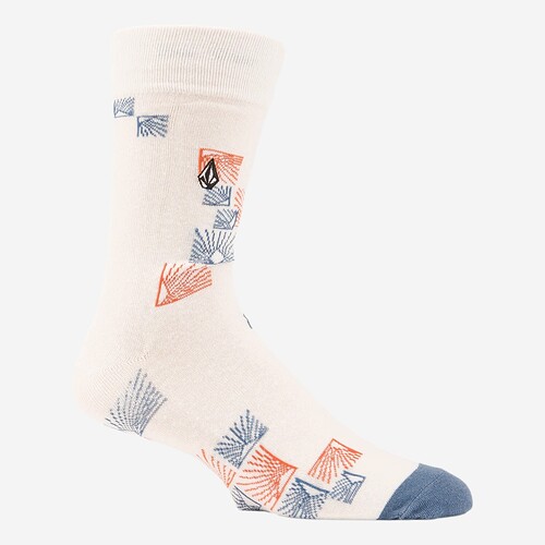 MEIAS VOLCOM TRUE SOCK  BR/AZUL