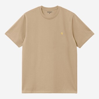 T-SHIRT CARHARTT CHASE  BEGE ESCURO