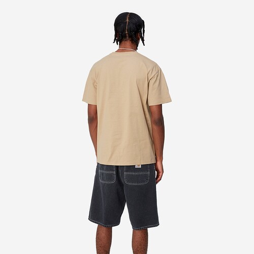T-SHIRT CARHARTT CHASE  BEGE ESCURO