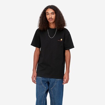 T-SHIRT CARHARTT AMERICAN SCRIPT PRETO