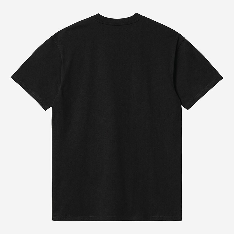 T-SHIRT CARHARTT AMERICAN SCRIPT PRETO