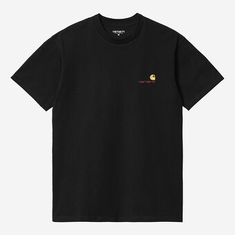 T-SHIRT CARHARTT AMERICAN SCRIPT PRETO