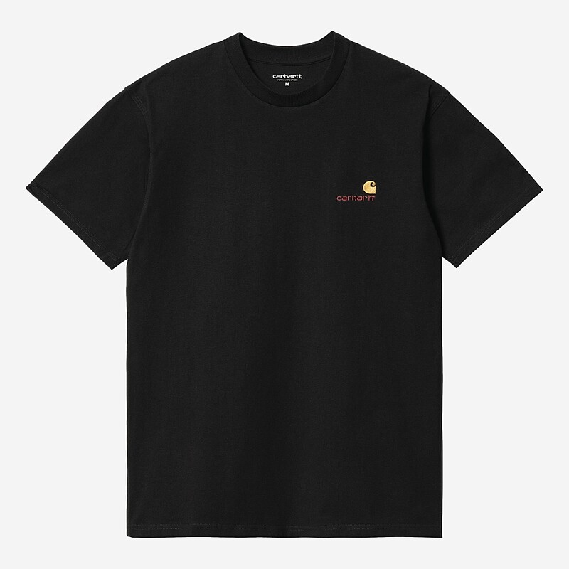 T-SHIRT CARHARTT AMERICAN SCRIPT PRETO