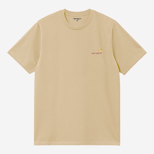 T-SHIRT CARHARTT AMERICAN SCRIPT AMARELO