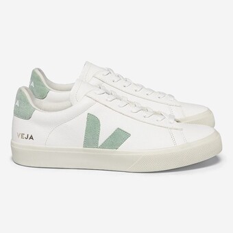 TENIS VEJA CAMPO CHFREE BR/VERDE CLARO