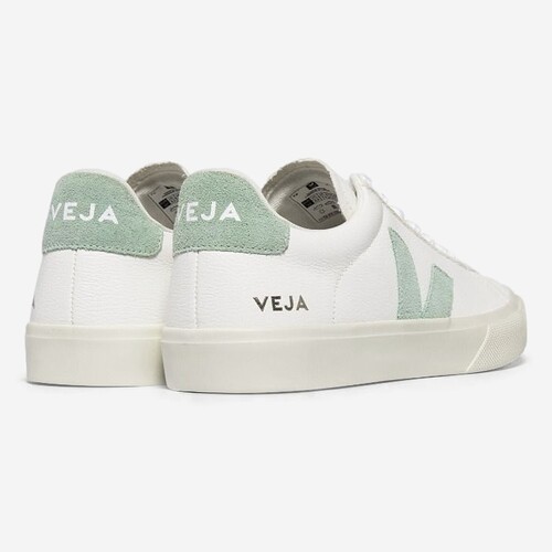 TENIS VEJA CAMPO CHFREE BR/VERDE CLARO