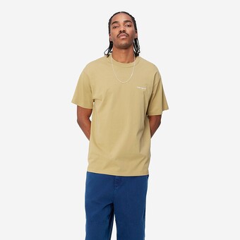 T-SHIRT CARHARTT SCRIPT EMBROIDERY  AMARELO